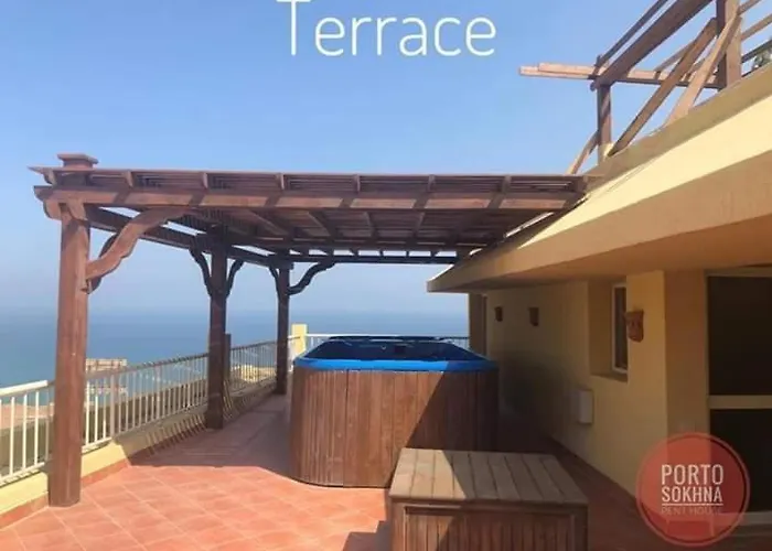 Amazing Sea View Penthouse In Pyramids Porto El-sokhna 3* Ain Sukhna