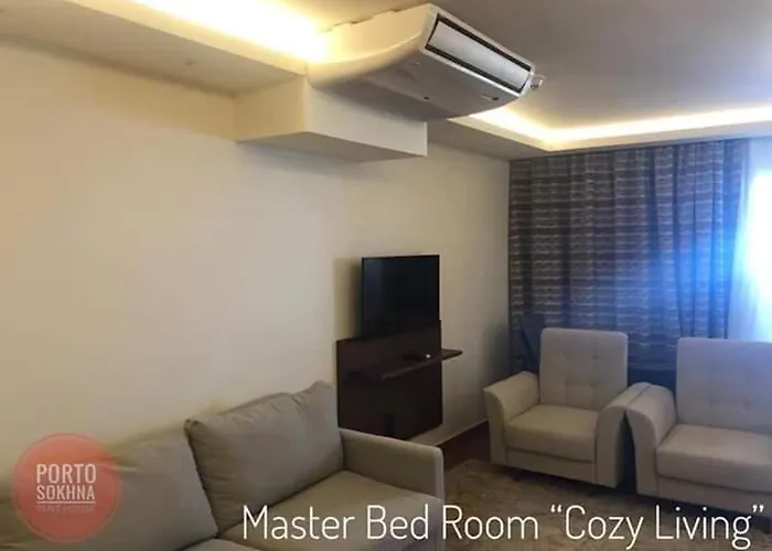 Aparthotel Amazing Sea View Penthouse In Pyramids Porto El-sokhna Ain Sukhna