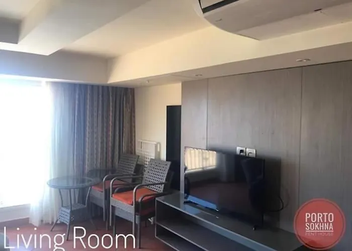 Amazing Sea View Penthouse In Pyramids Porto El-sokhna Aparthotel Ain Sukhna