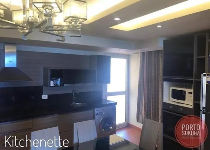 Amazing Sea View Penthouse In Pyramids Porto El-sokhna Ain Sukhna