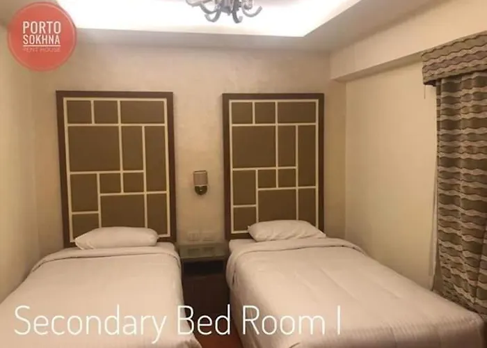 Amazing Sea View Penthouse In Pyramids Porto El-sokhna Aparthotel